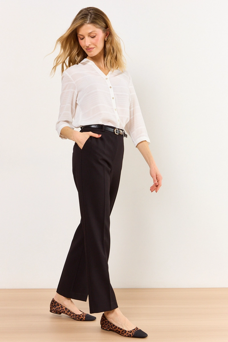 PANTALON NEGRO MUJER MA GRIFFE - 5