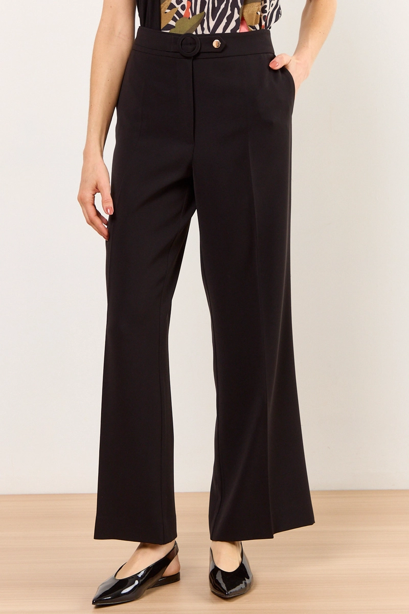 PANTALON NEGRO MUJER MA GRIFFE - 2