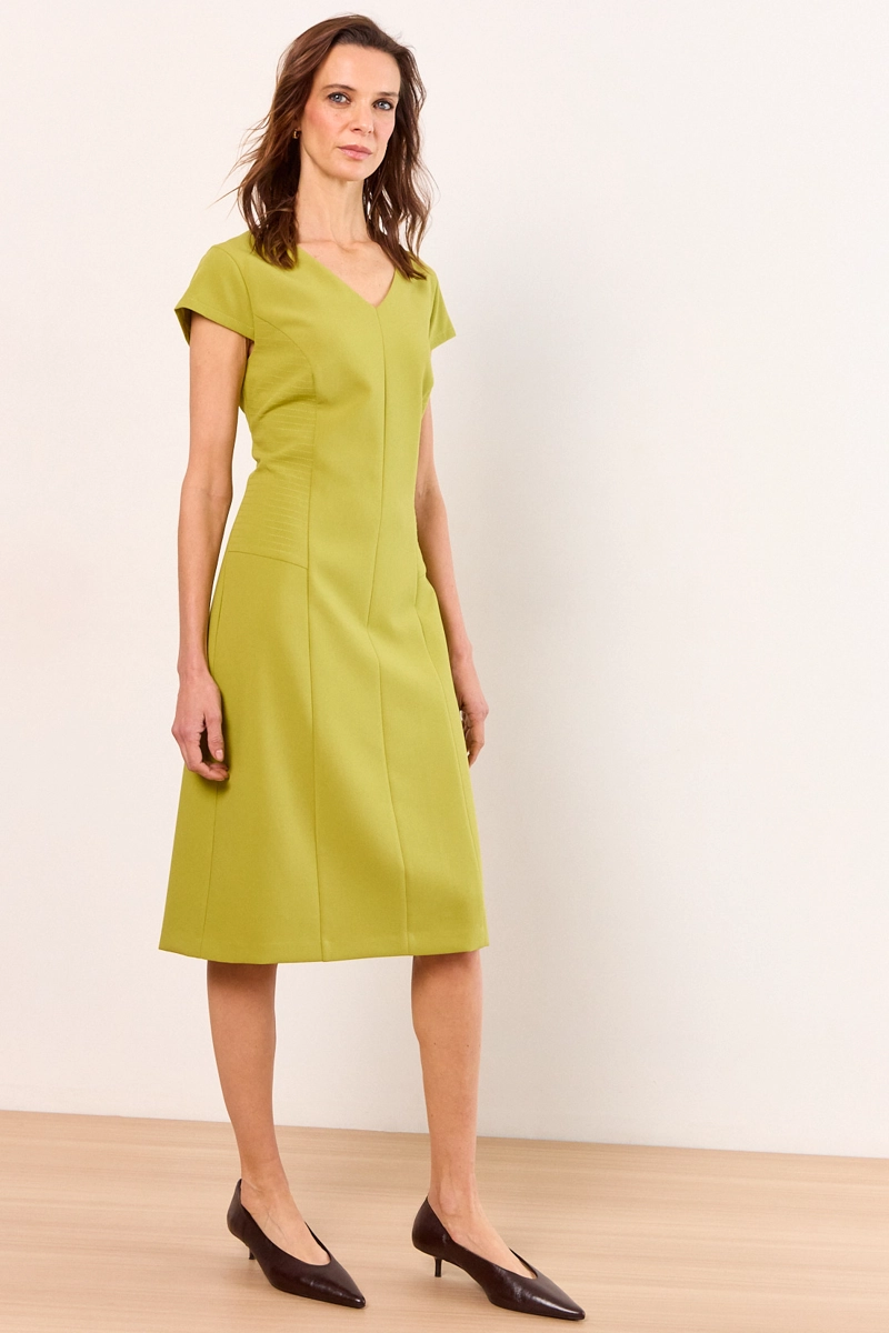 VESTIDO LARGO VERDE MUJER MA GRIFFE - 4