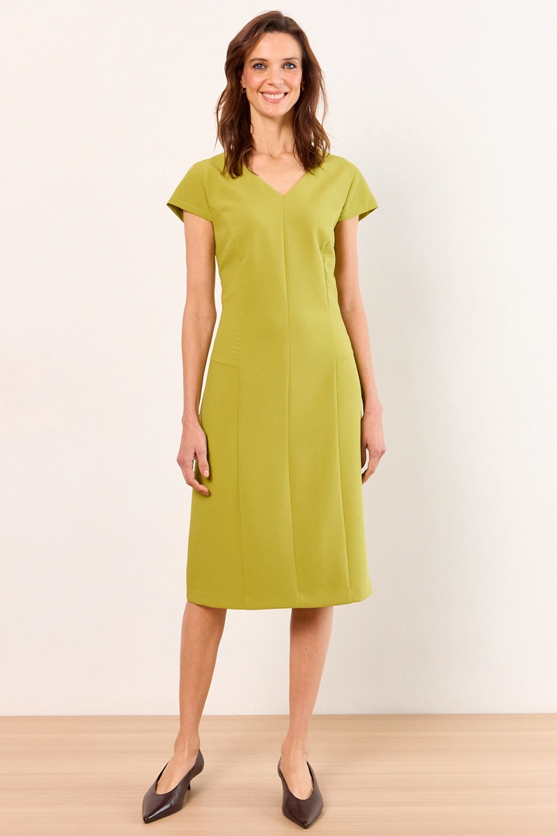 VESTIDO LARGO VERDE MUJER MA GRIFFE - 5