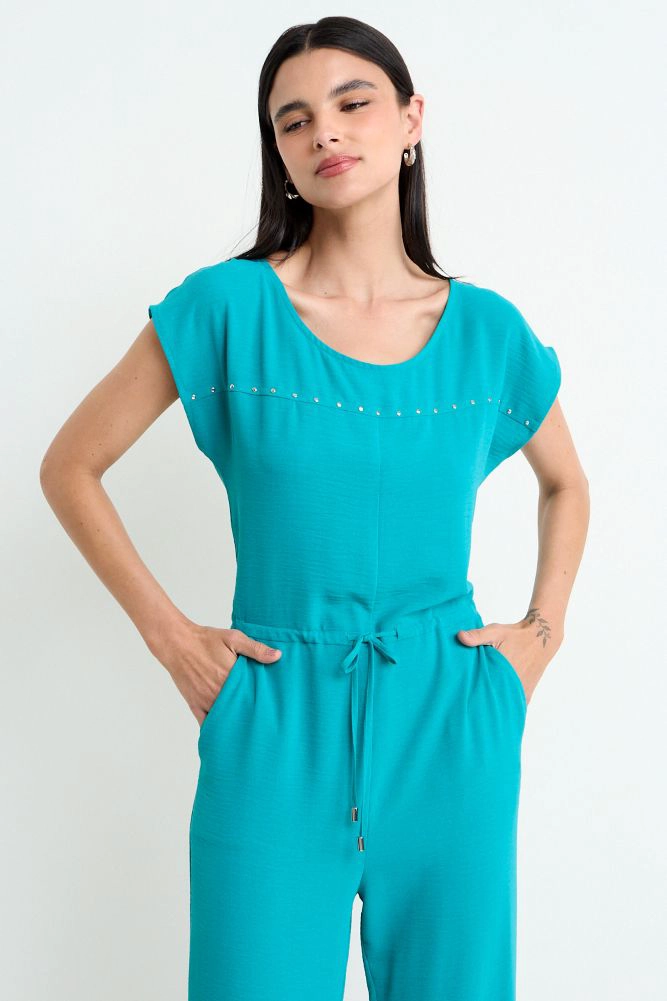 ENTERITO LISO TURQUESA MUJER ASH - 2