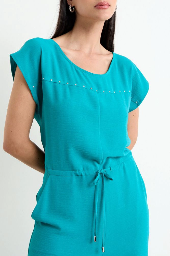 ENTERITO LISO TURQUESA MUJER ASH - 3