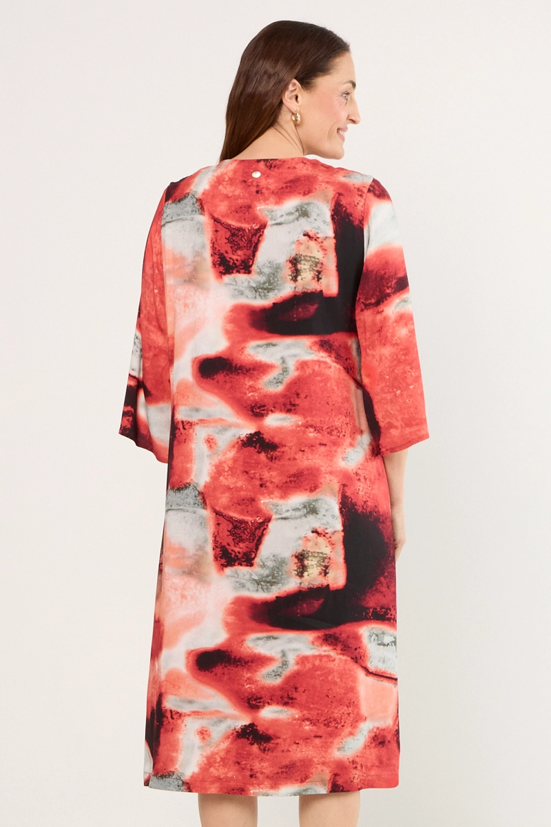 VESTIDO LARGO CORAL MUJER MA GRIFFE - 3