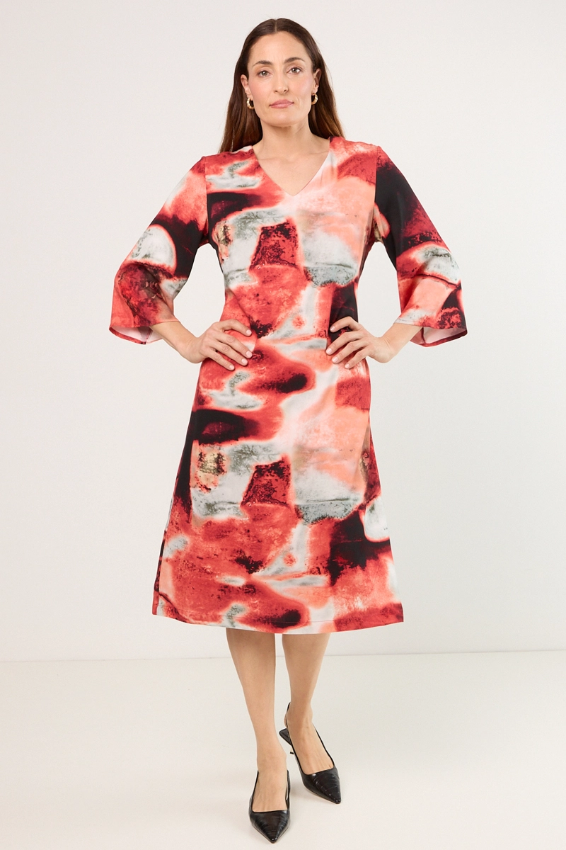 VESTIDO LARGO CORAL MUJER MA GRIFFE - 4