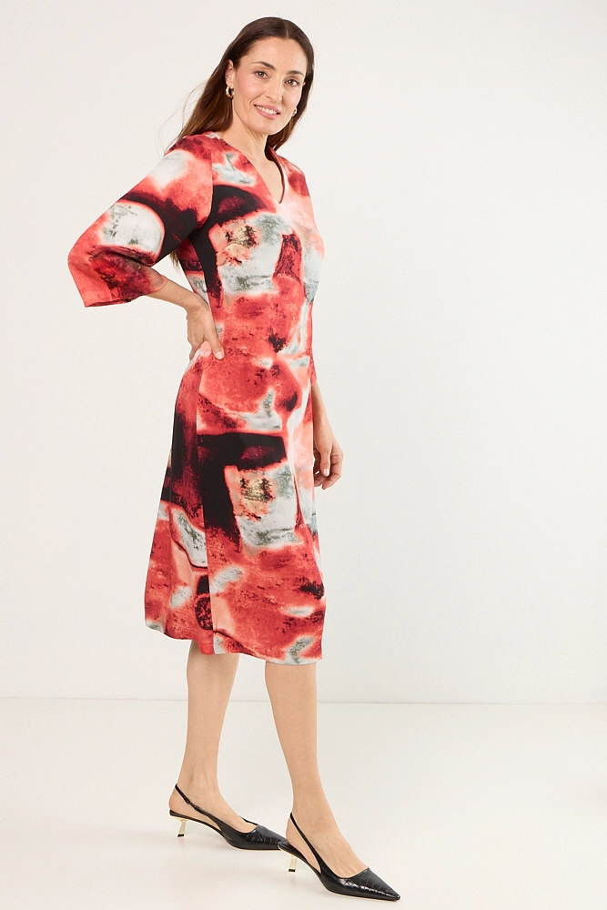 VESTIDO LARGO CORAL MUJER MA GRIFFE - 5