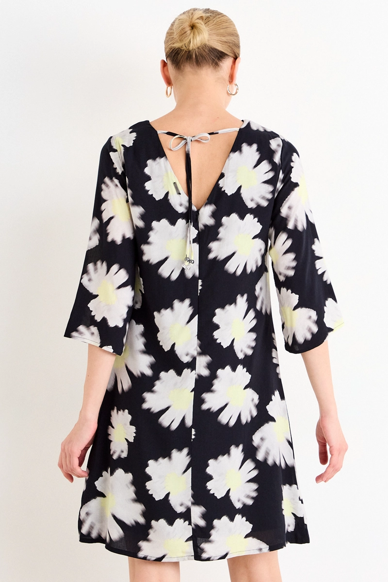 VESTIDO CORTO NEGRO MUJER ASH - 3