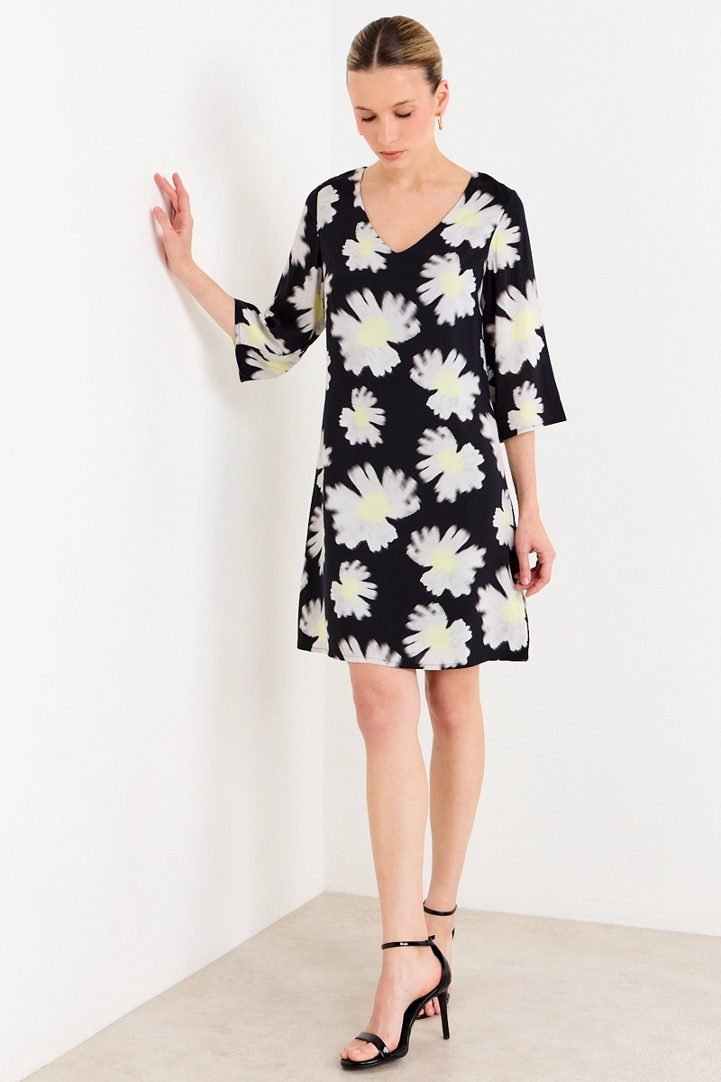 VESTIDO CORTO NEGRO MUJER ASH - 5