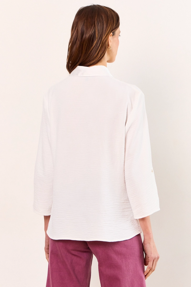 BLUSAS MANGA LARGA BLANCO MUJER MA GRIFFE - 3