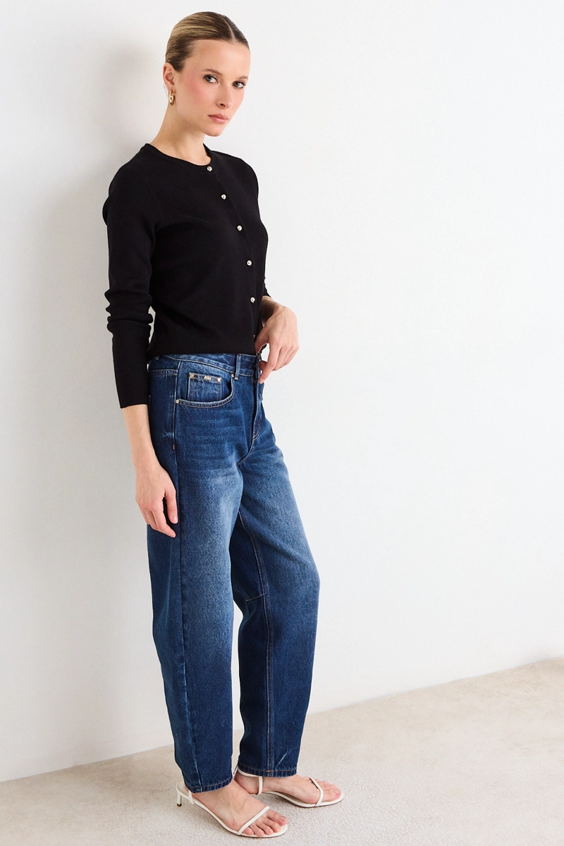 CARDIGAN NEGRO MUJER ASH - 4