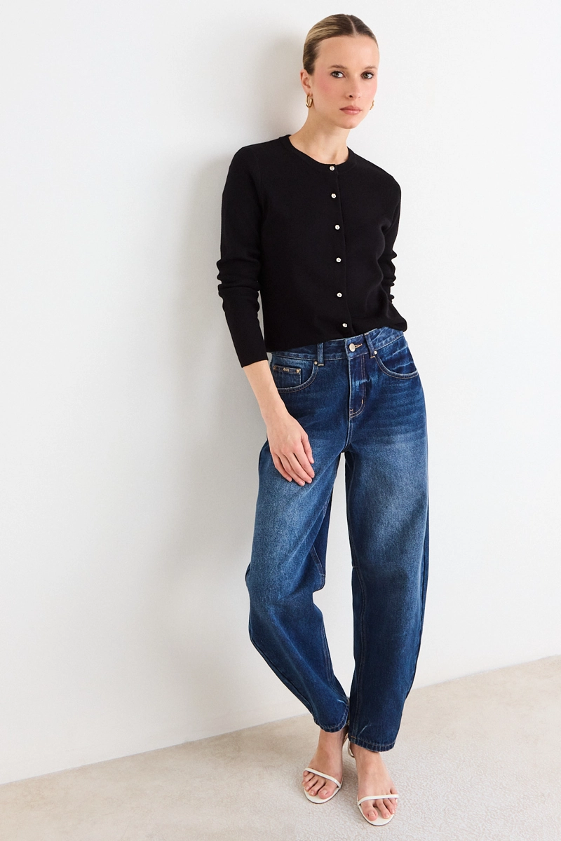 CARDIGAN NEGRO MUJER ASH - 5