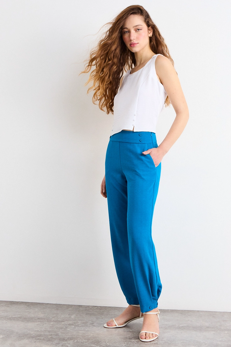 PANTALON AZUL MUJER IO - 5