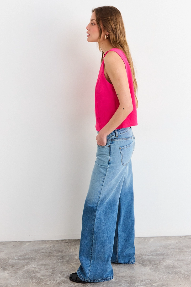 BLUSAS SIN MANGA FUCSIA MUJER IO - 4