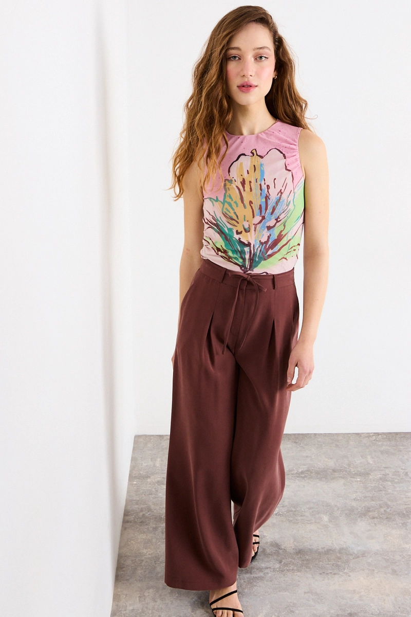 POLERA SIN MANGAS ROSA MUJER IO - 5