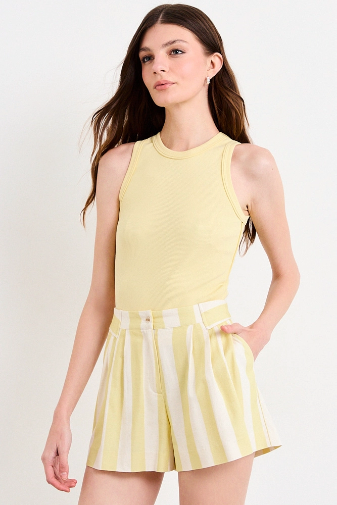 POLERA SIN MANGAS AMARILLO MUJER IO - 2