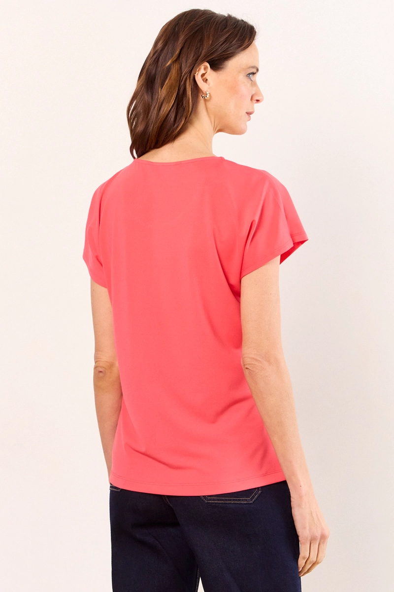 POLERA MANGA CORTA CORAL MUJER MA GRIFFE - 3