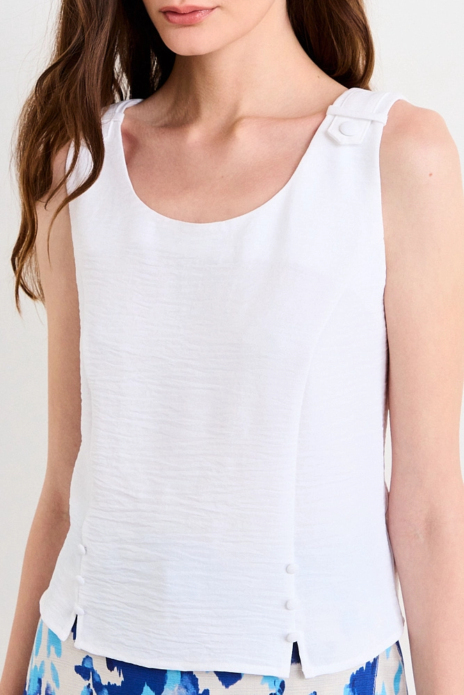 BLUSAS SIN MANGA BLANCO MUJER IO - 2
