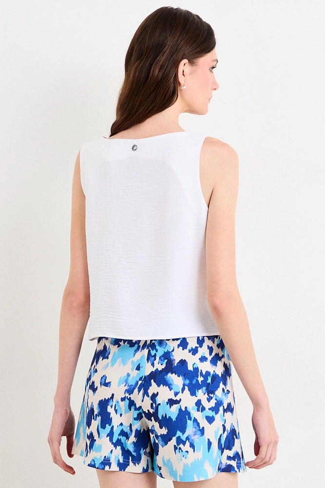 BLUSAS SIN MANGA BLANCO MUJER IO - 3