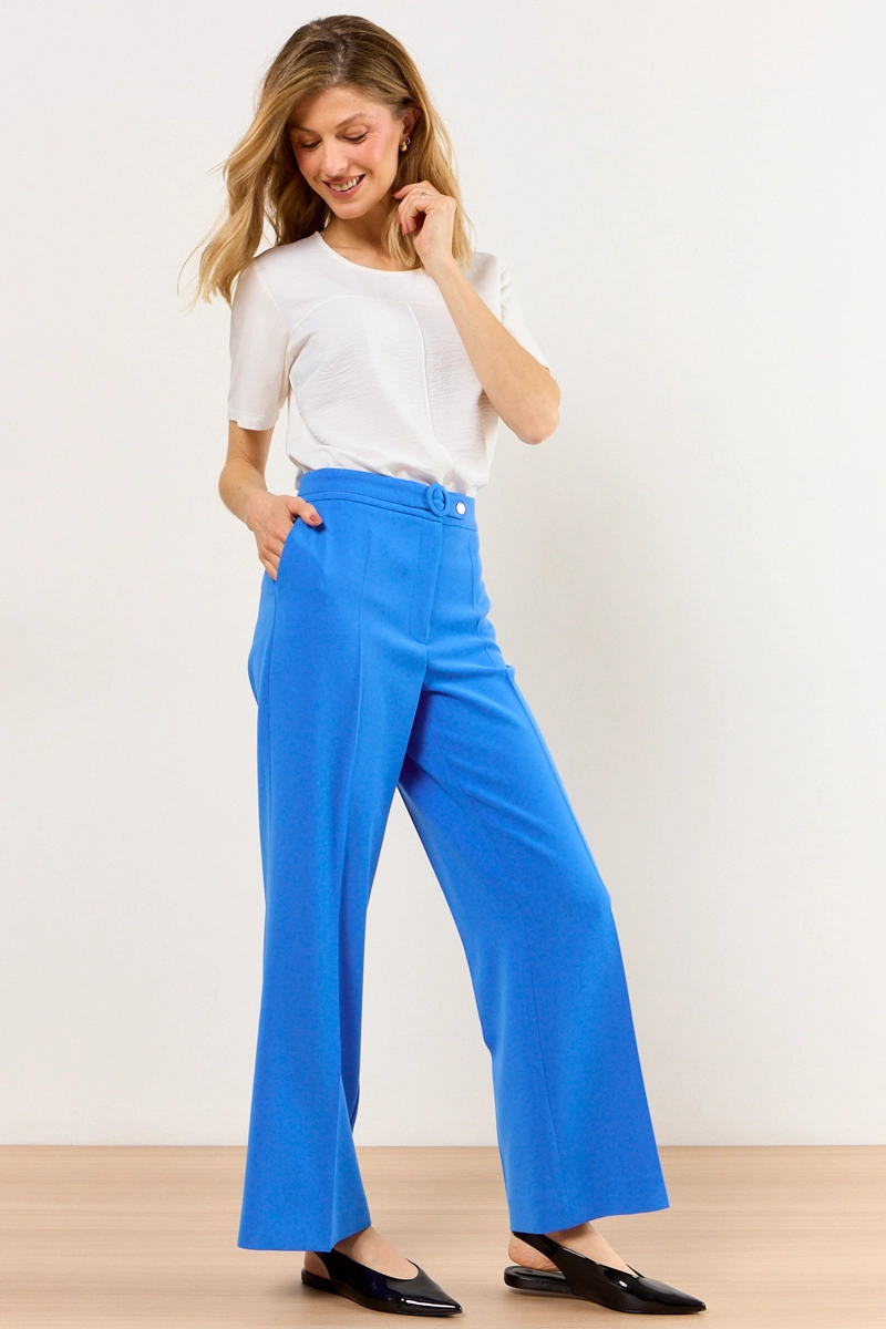 PANTALON AZUL MUJER MA GRIFFE - 5