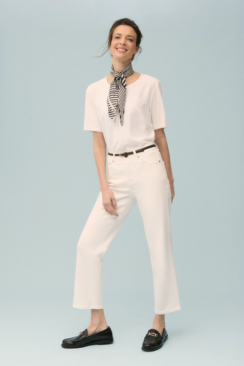 JEANS CRUDO MUJER MA GRIFFE - 1