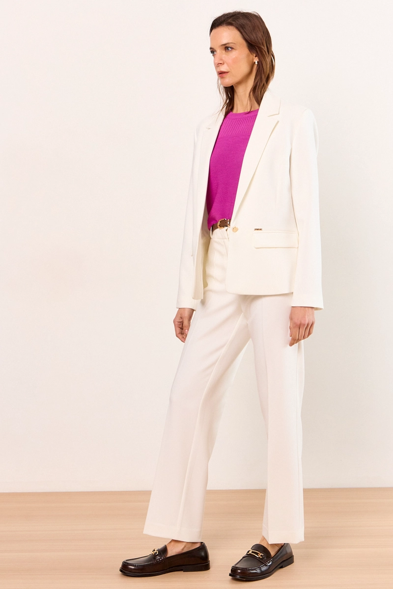 BLAZER BLANCO MUJER MA GRIFFE - 4