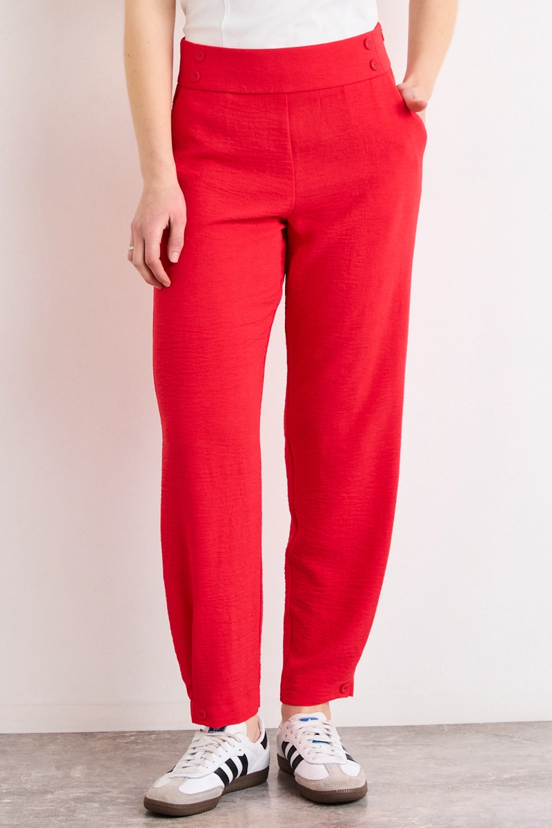 PANTALON ROJO MUJER IO - 2