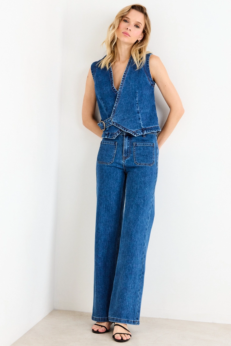 JEANS AZUL MUJER ASH - 1