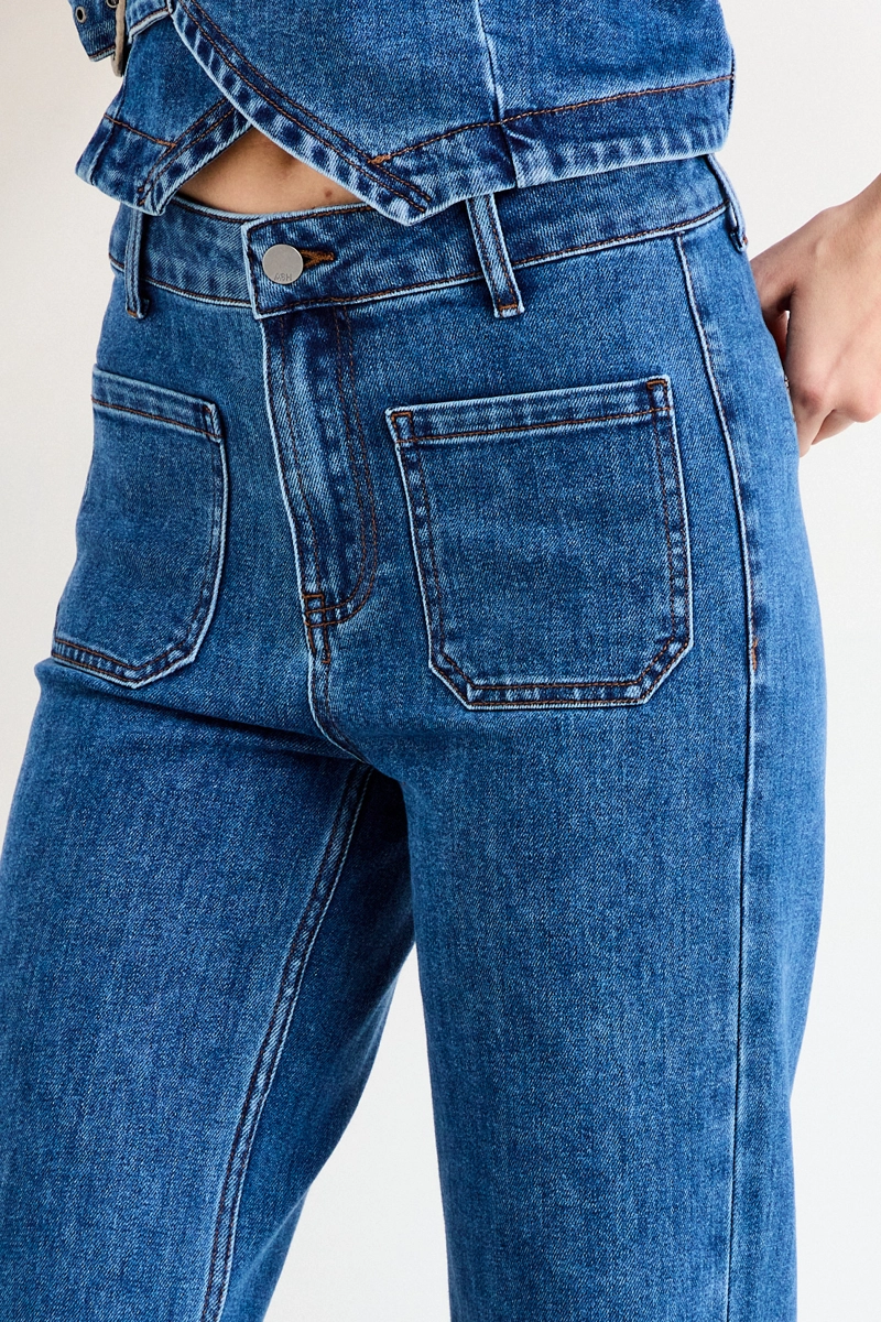 JEANS AZUL MUJER ASH - 3