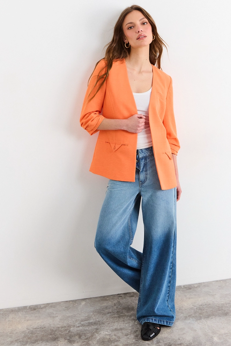 BLAZER NARANJO MUJER IO - 4