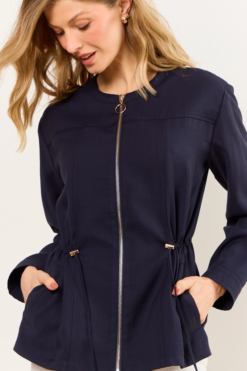 CHAQUETA AZUL MUJER MA GRIFFE - 1