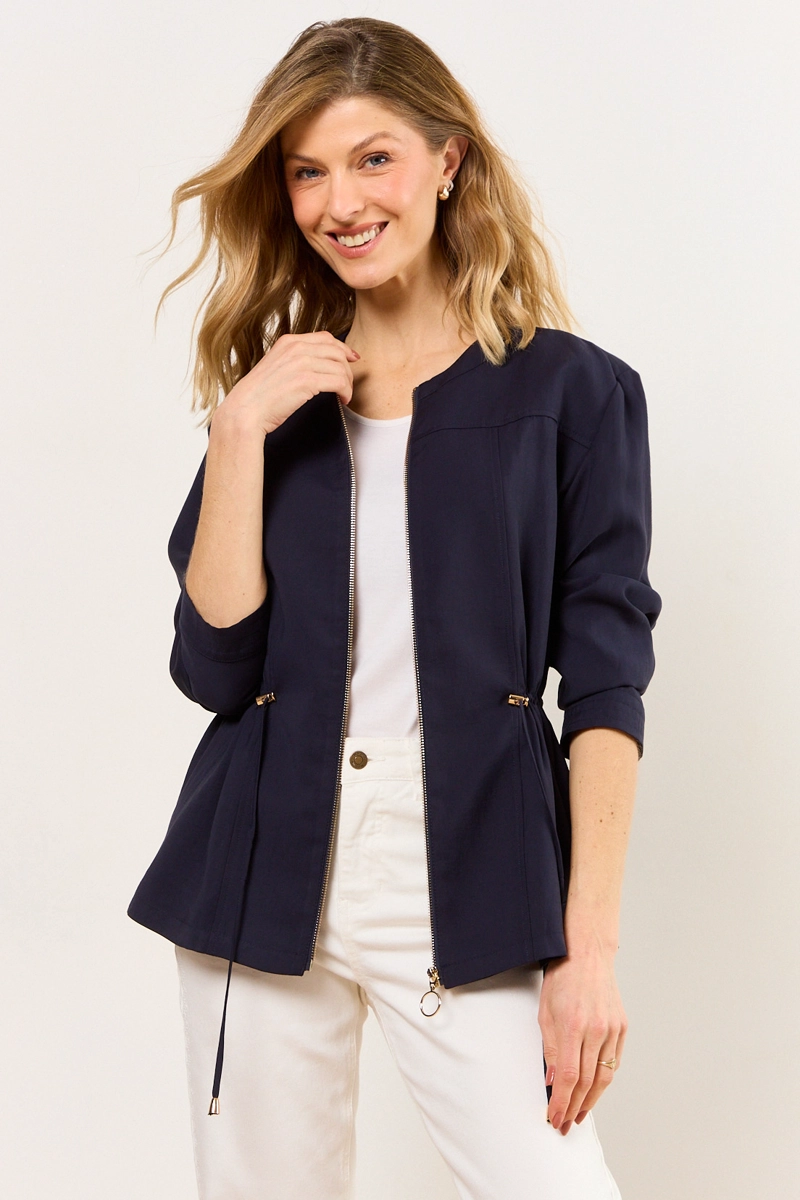 CHAQUETA AZUL MUJER MA GRIFFE - 2