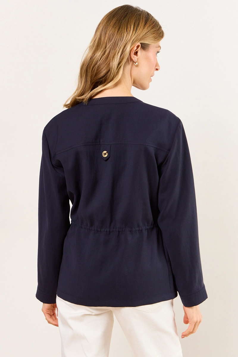 CHAQUETA AZUL MUJER MA GRIFFE - 3