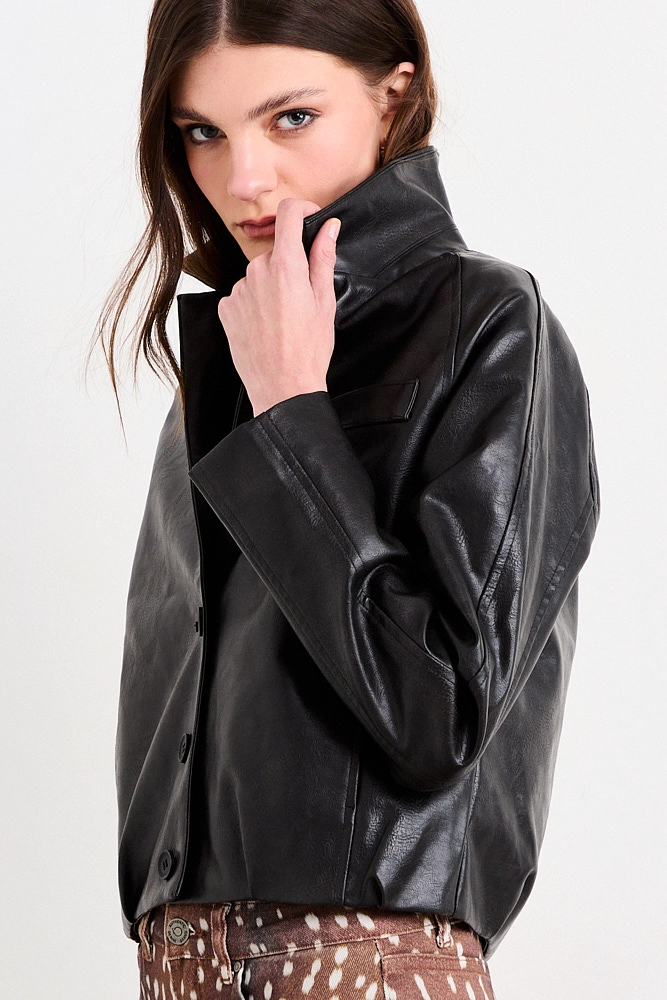 CHAQUETA NEGRO MUJER IO - 1