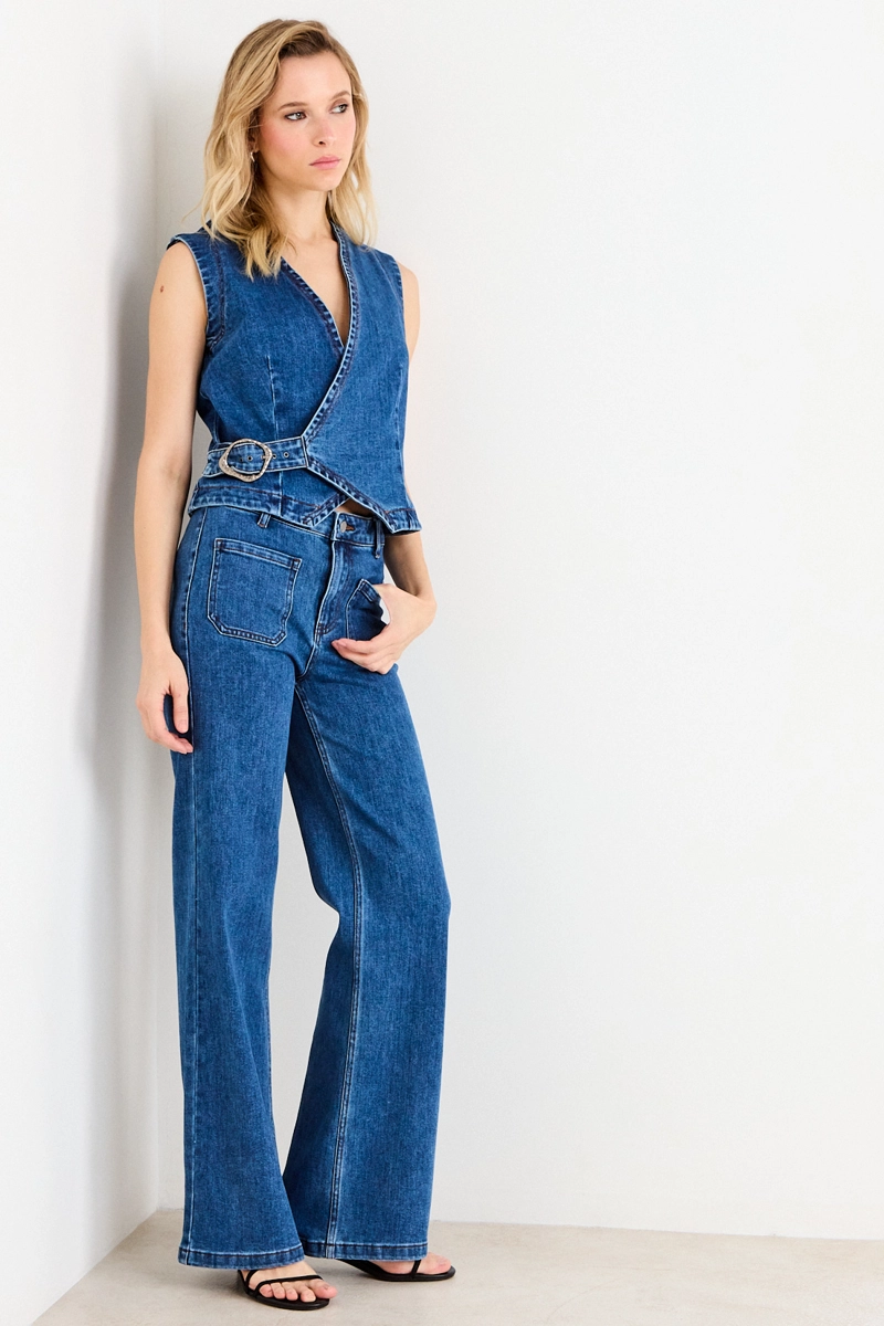 GILET AZUL MUJER ASH - 4