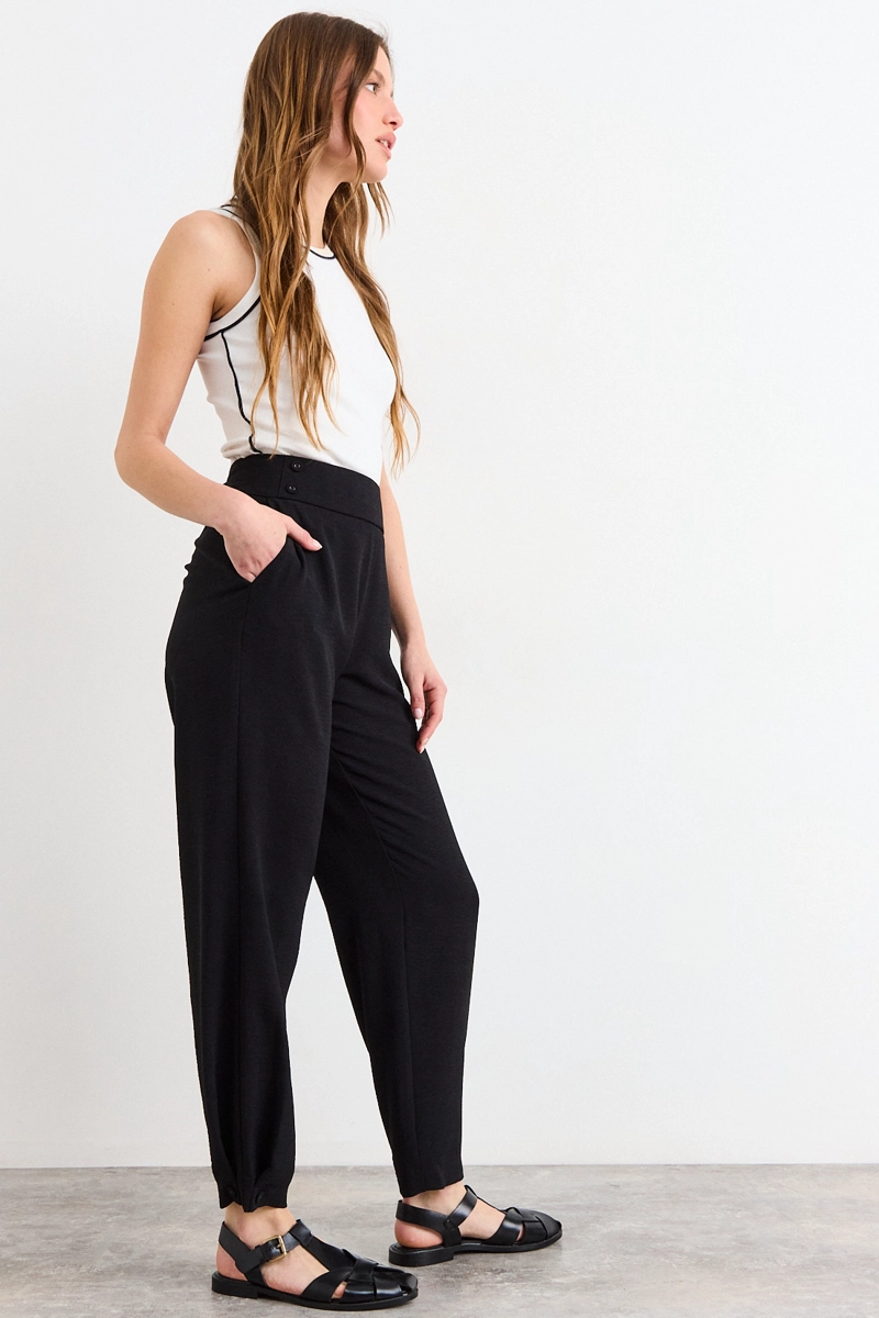 PANTALON NEGRO MUJER IO - 5