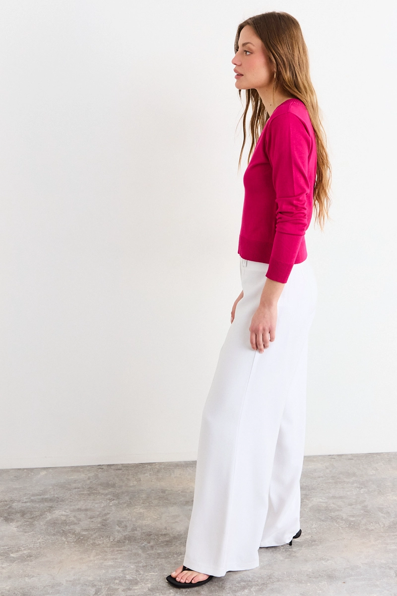 SWEATER FUCSIA MUJER IO - 5