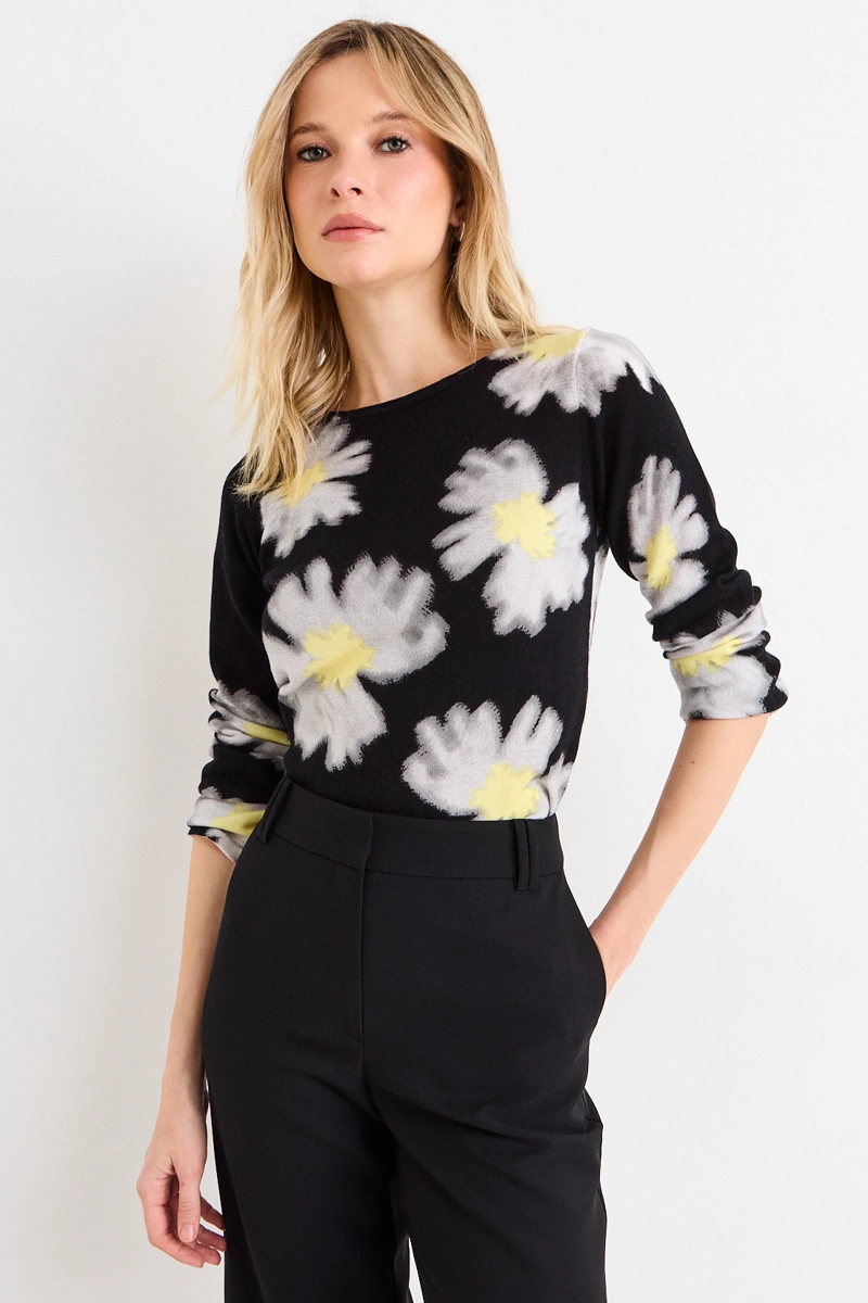SWEATER NEGRO MUJER ASH - 1
