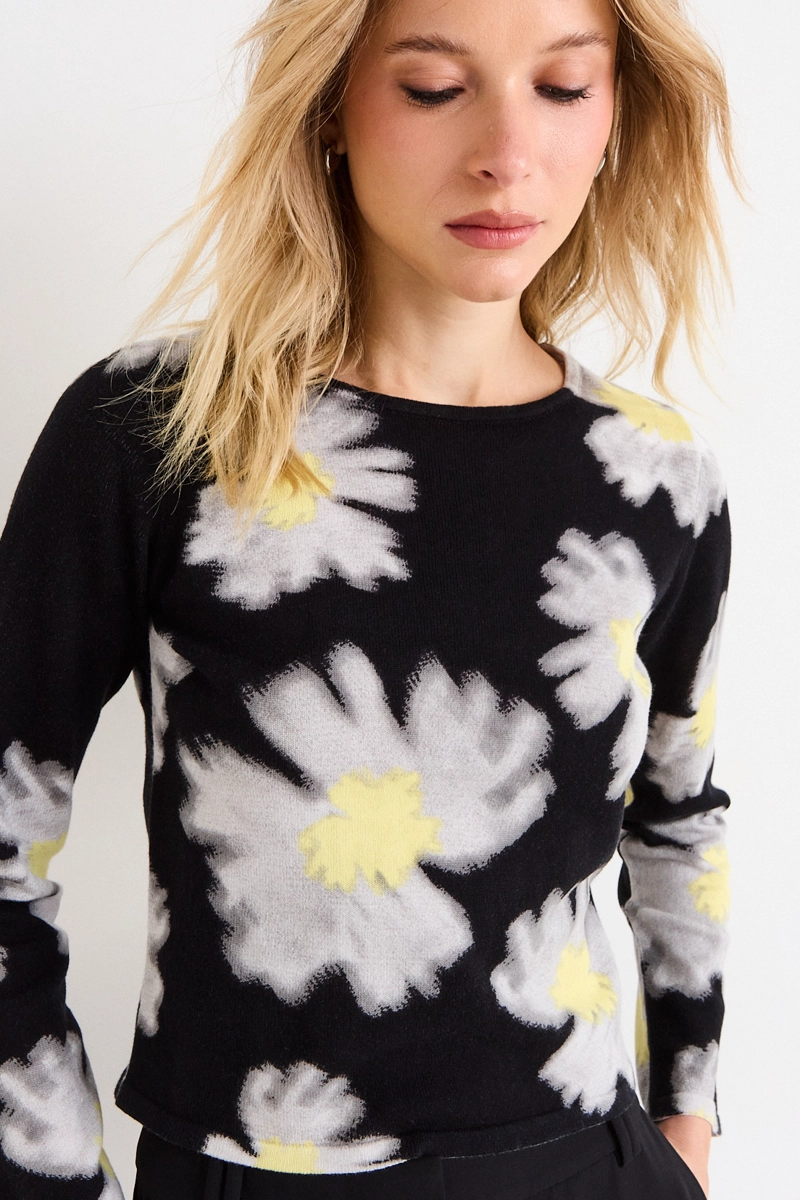 SWEATER NEGRO MUJER ASH - 2