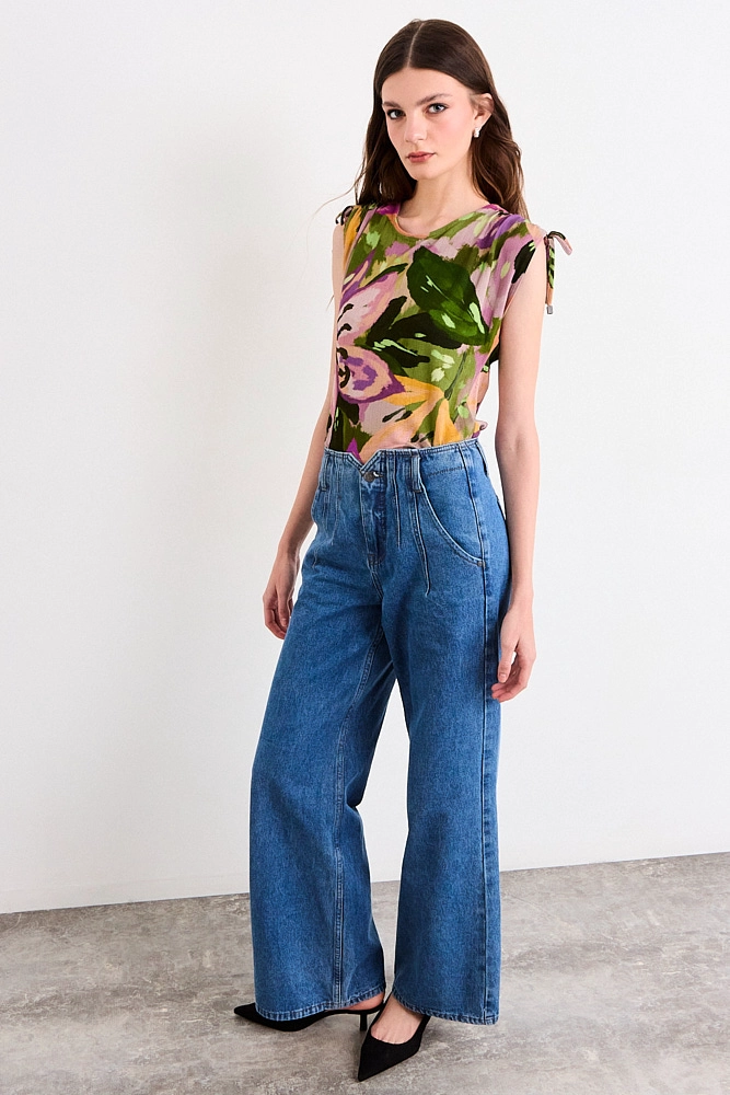 POLERA SIN MANGAS VERDE MUJER IO - 4