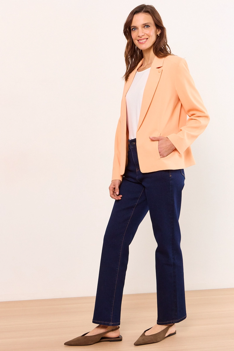 BLAZER NARANJO MUJER MA GRIFFE - 4