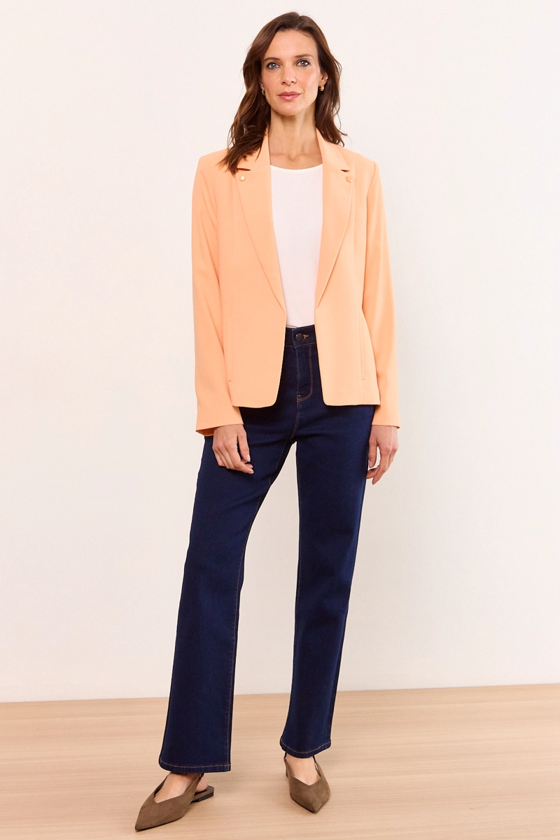 BLAZER NARANJO MUJER MA GRIFFE - 5