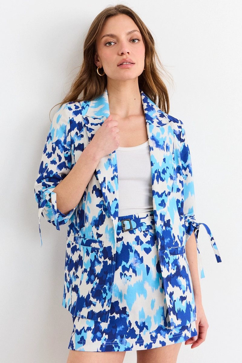 BLAZER AZUL MUJER IO - 1