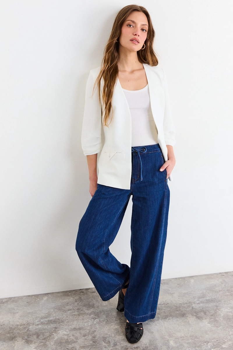 BLAZER CRUDO MUJER IO - 4