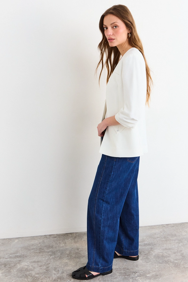 BLAZER CRUDO MUJER IO - 5