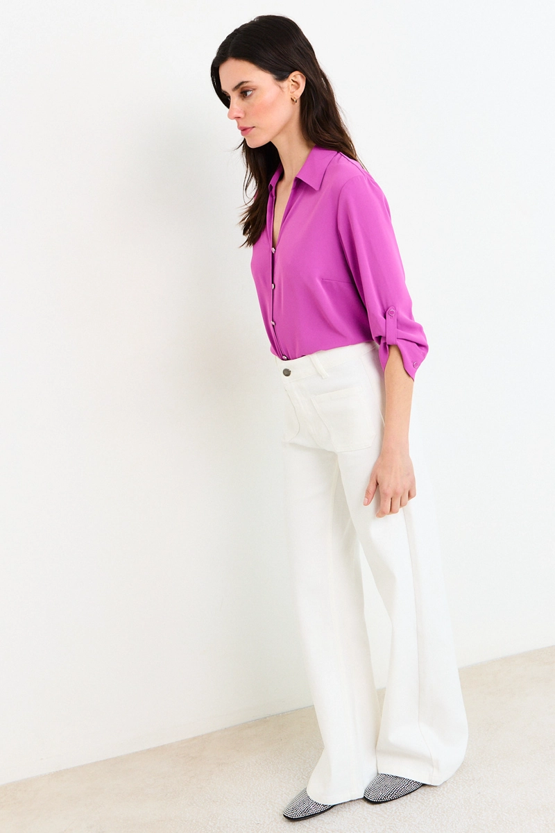 BLUSAS MANGA LARGA MORADO MUJER ASH - 4