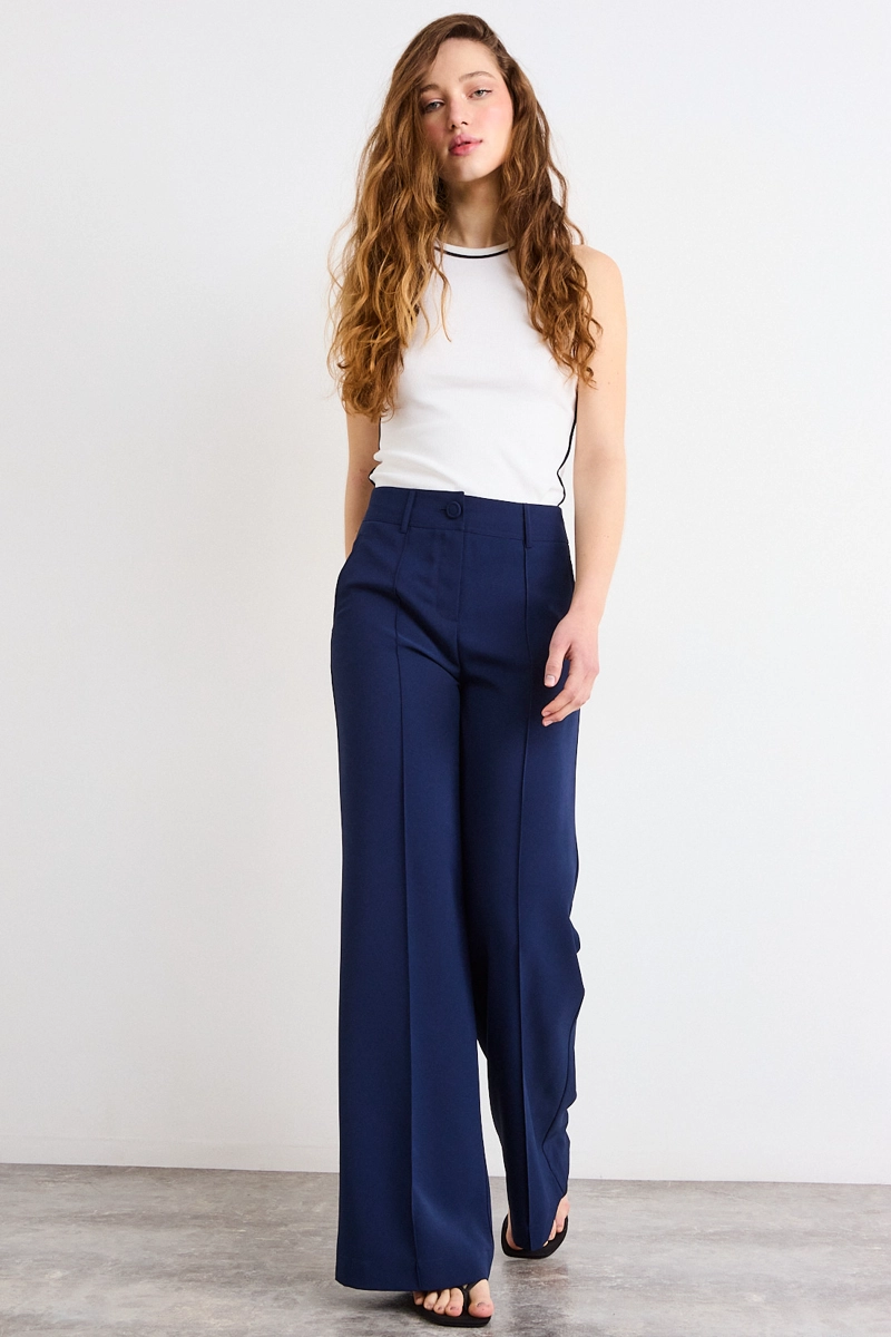 PANTALON AZUL MUJER IO - 1