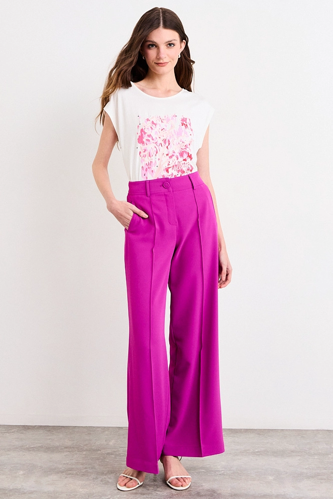 PANTALON MORADO MUJER IO - 1