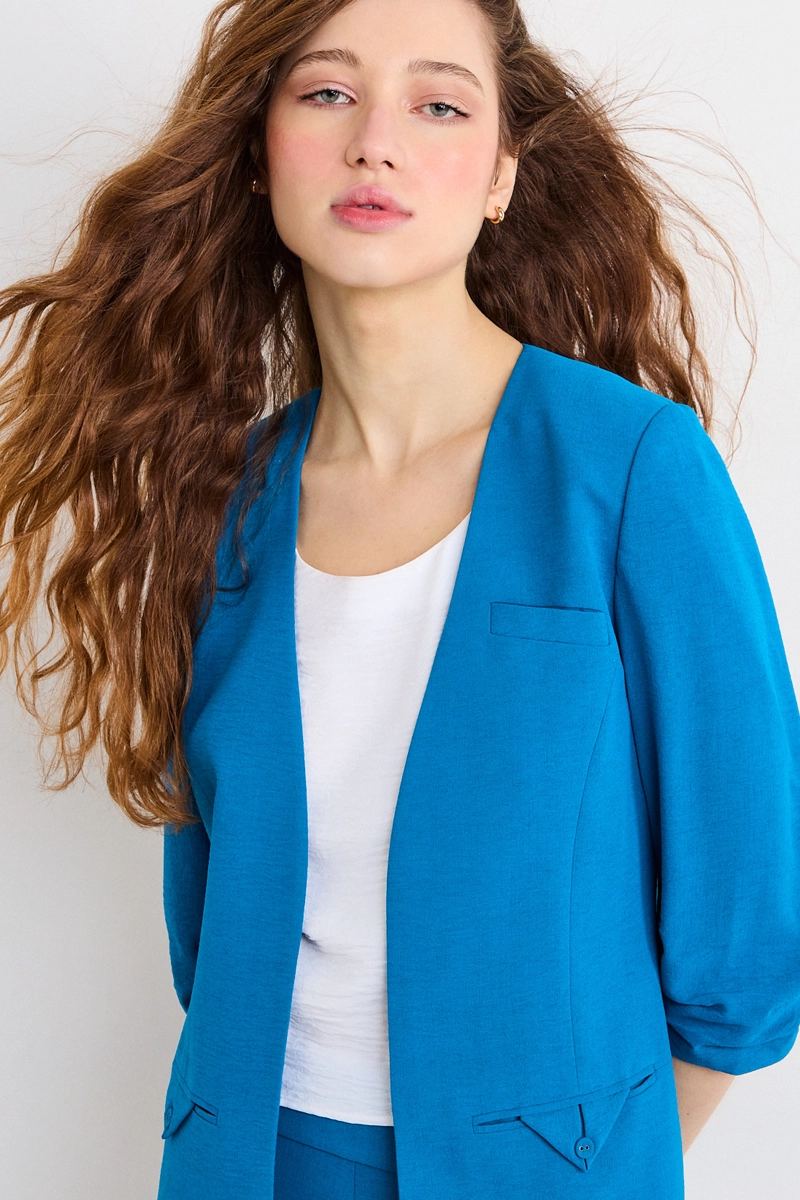 BLAZER AZUL MUJER IO - 2