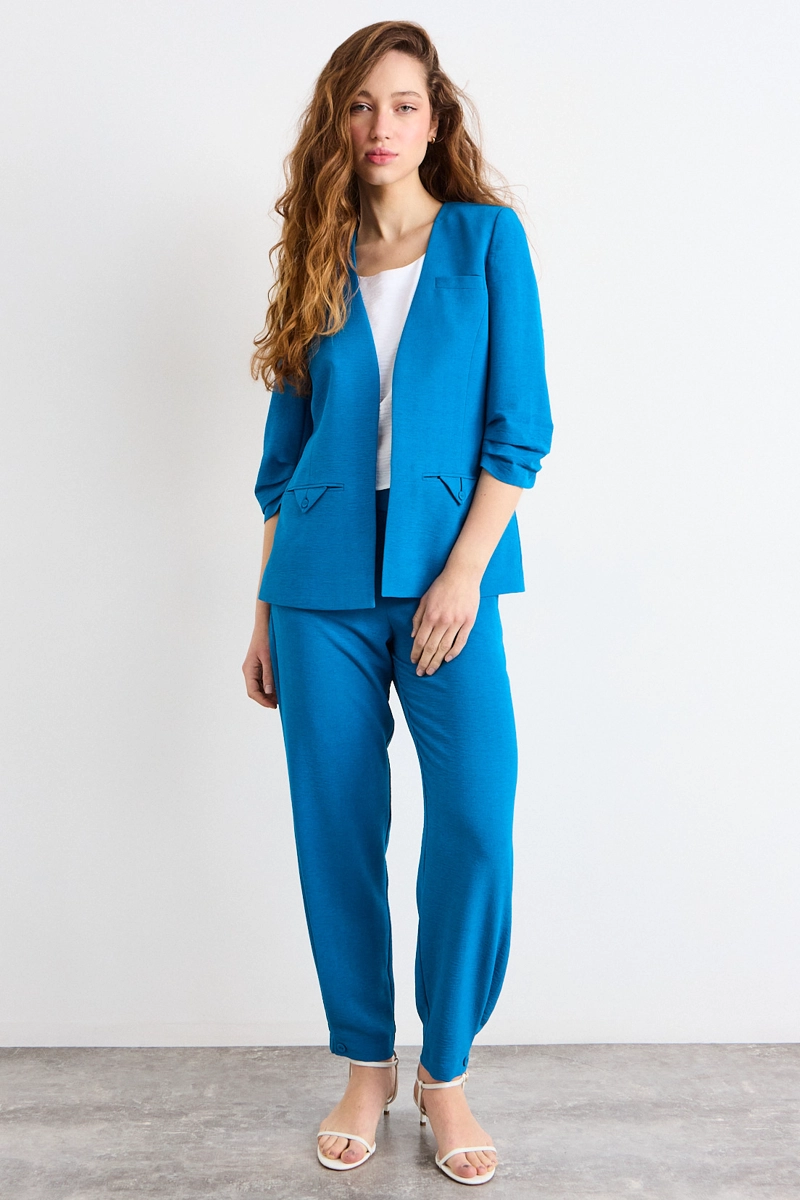 BLAZER AZUL MUJER IO - 5