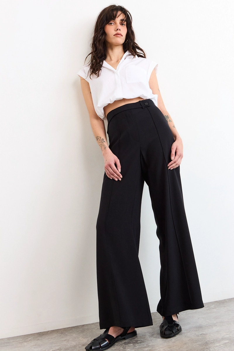 PANTALON NEGRO MUJER IO - 5