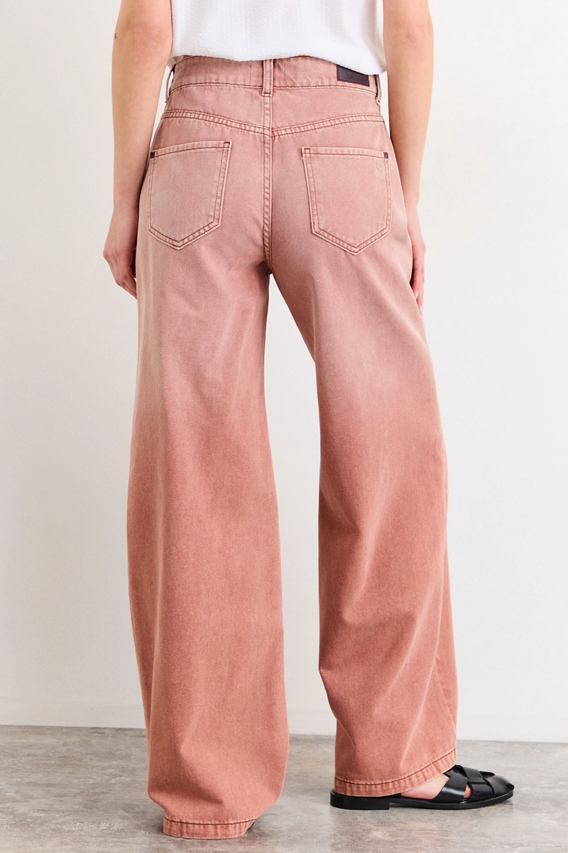 JEANS NARANJO MUJER IO - 4
